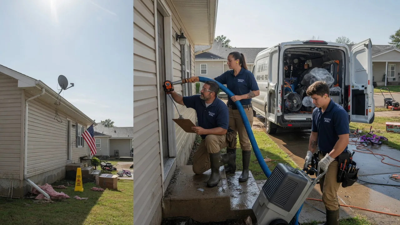 Ceiling Water Damage Restoration in Serafina, NM near me